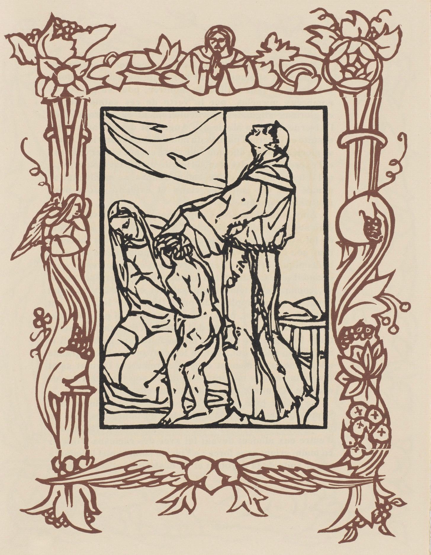 Composition (Morane, N° 100), Les Petites Fleurs de St. Françoise, Émile Bernard