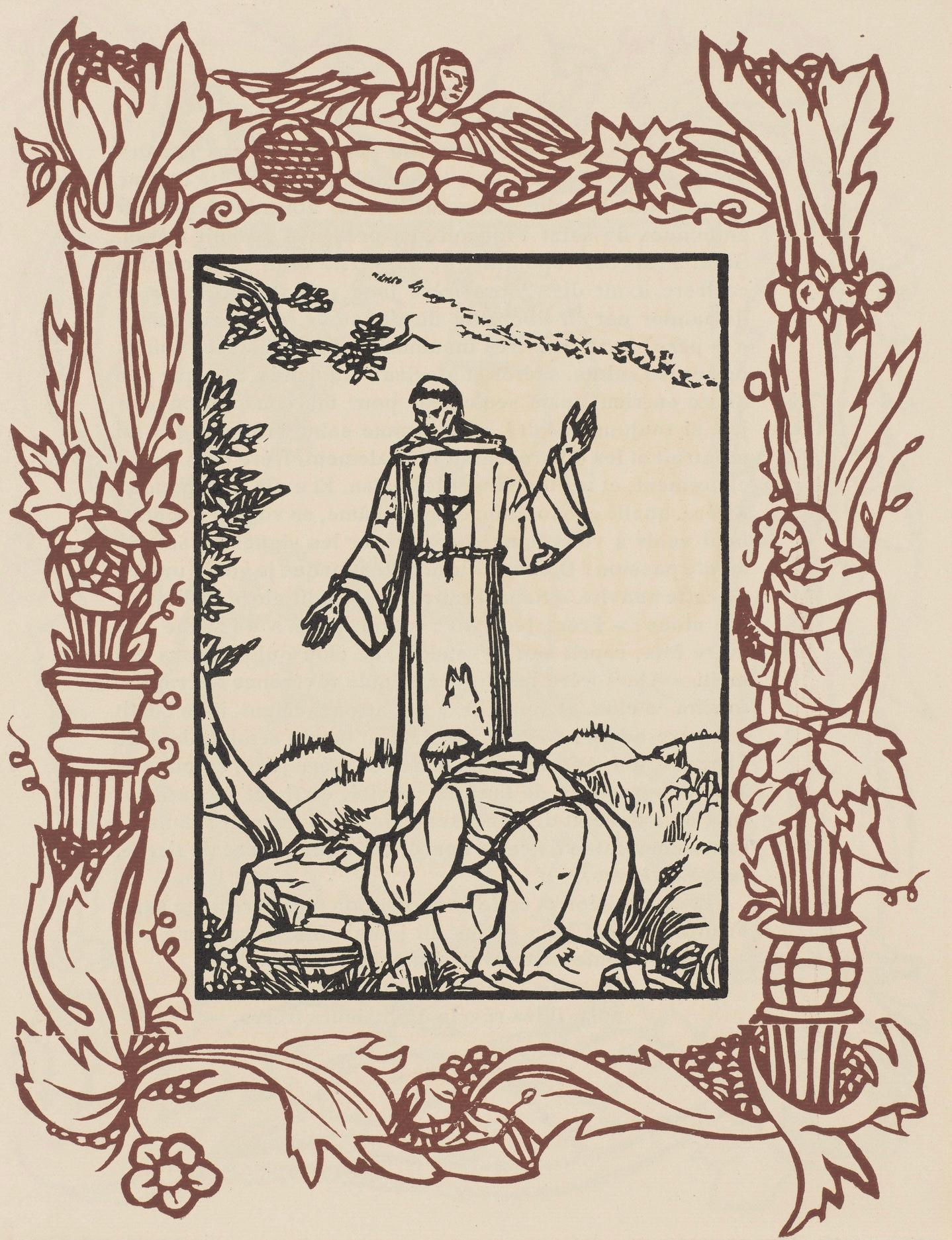 Composition (Morane, n° 100), Les Petites Fleurs de St. Françoise, Émile Bernard