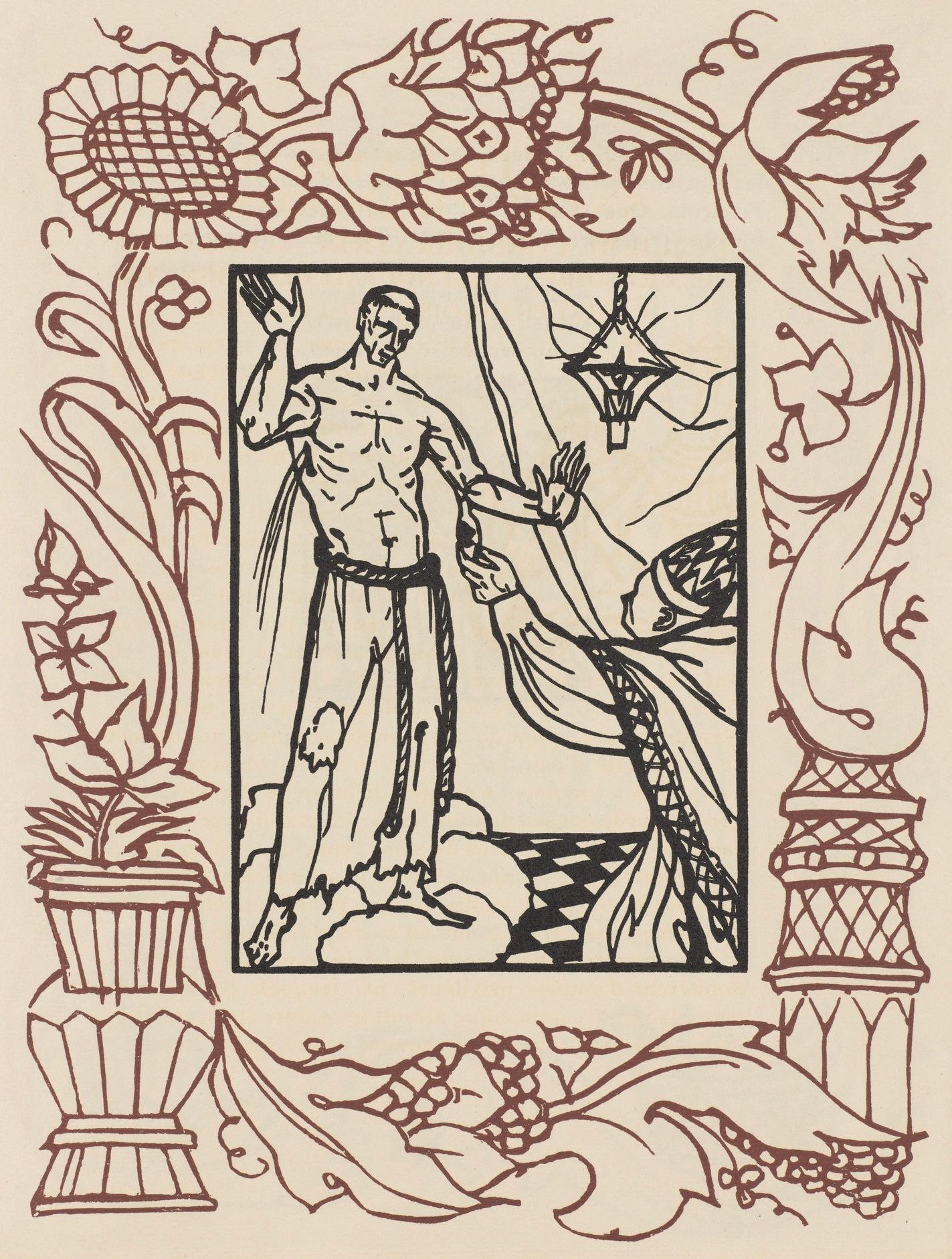 Composition (Morane, N° 100), Les Petites Fleurs de St. Françoise, Émile Bernard