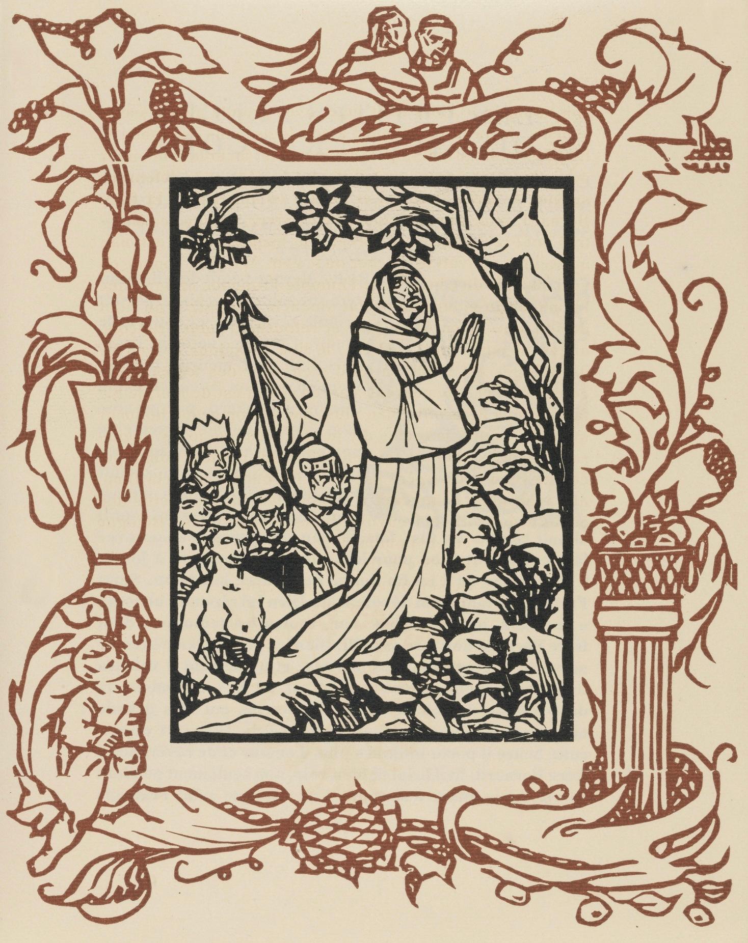 Composition (Morane, N° 100), Les Petites Fleurs de St. Françoise, Émile Bernard
