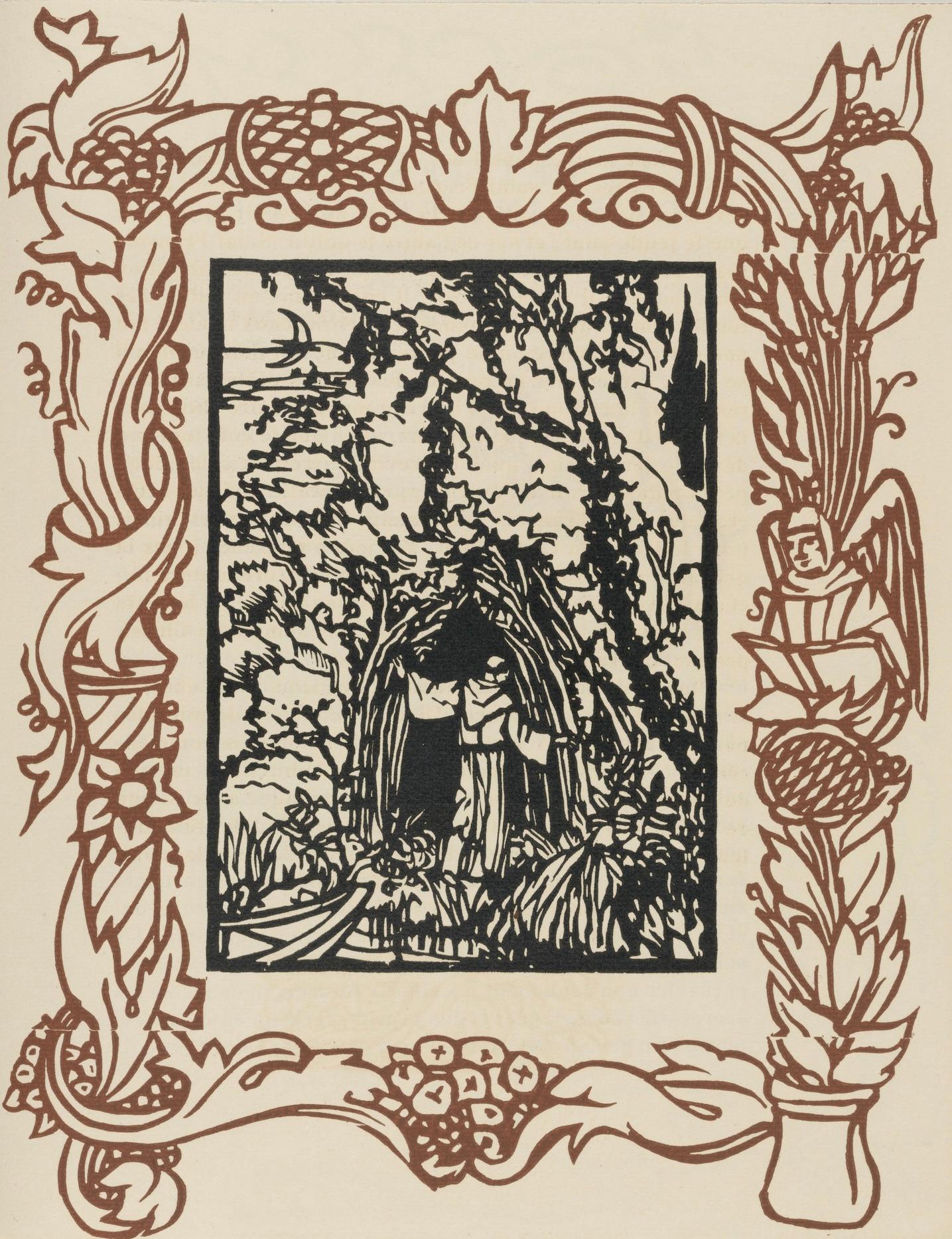 Composition (Morane, n° 100), Les Petites Fleurs de St. Françoise, Émile Bernard