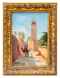 City gates, Emilie Boivin (1846–1920), signed