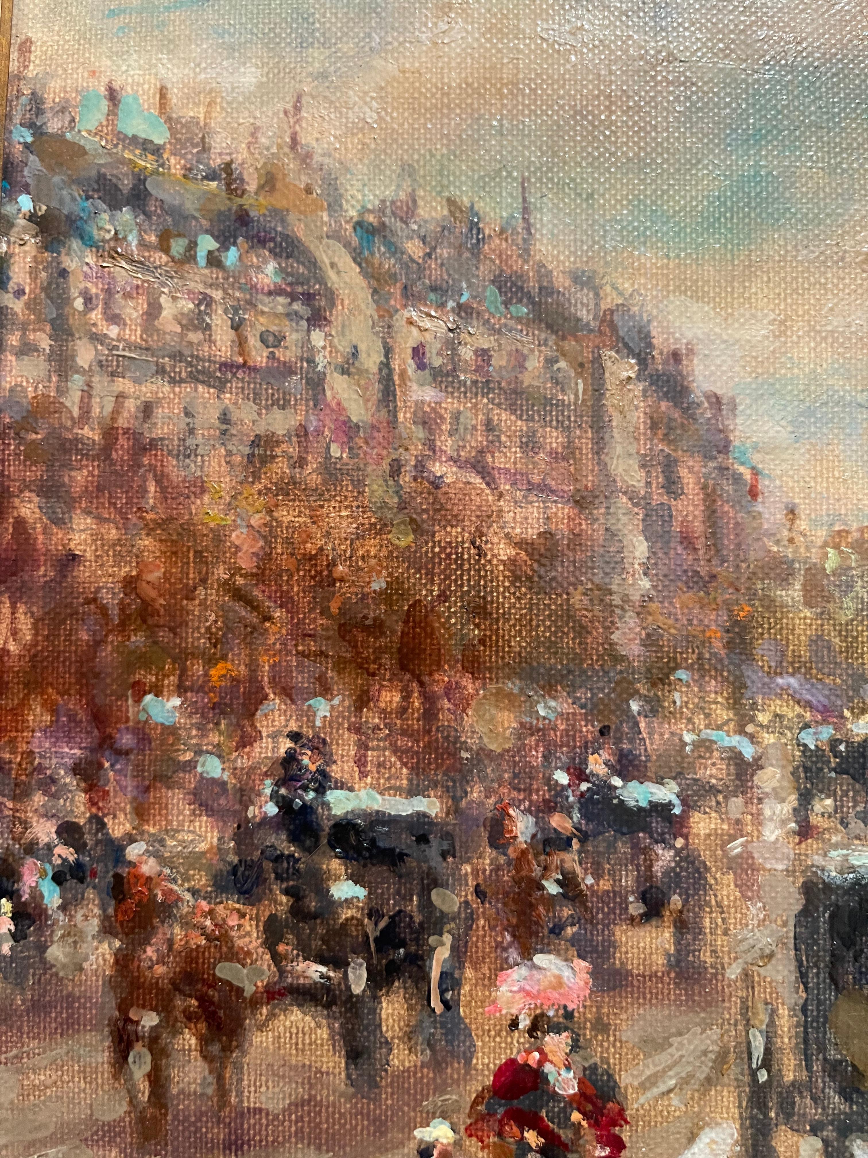 Émile BOYER (1877-1948) – Oil on Canvas,  Arc De Triomphe In Paris For Sale 1