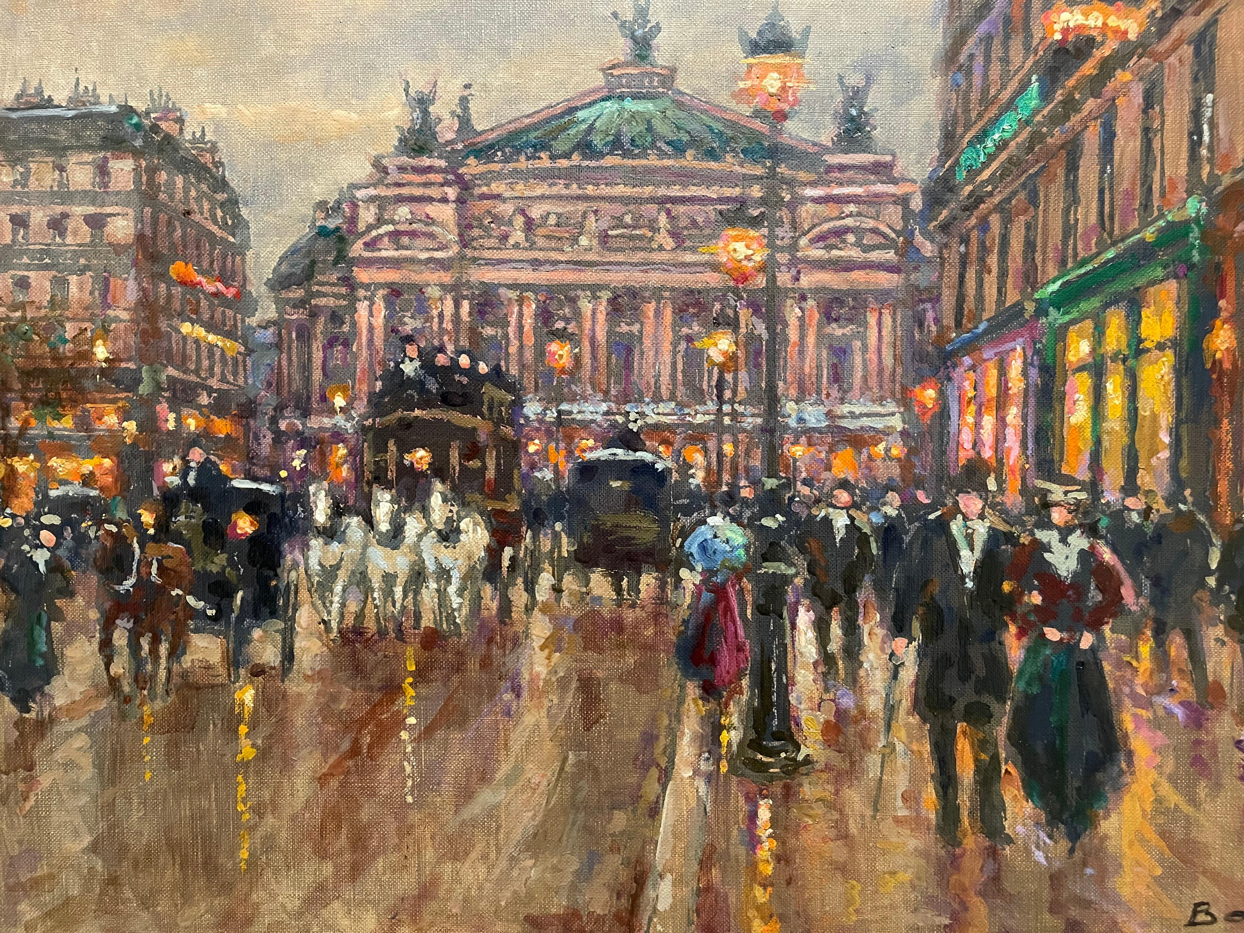 French Émile BOYER (1877-1948) - The Paris Opera