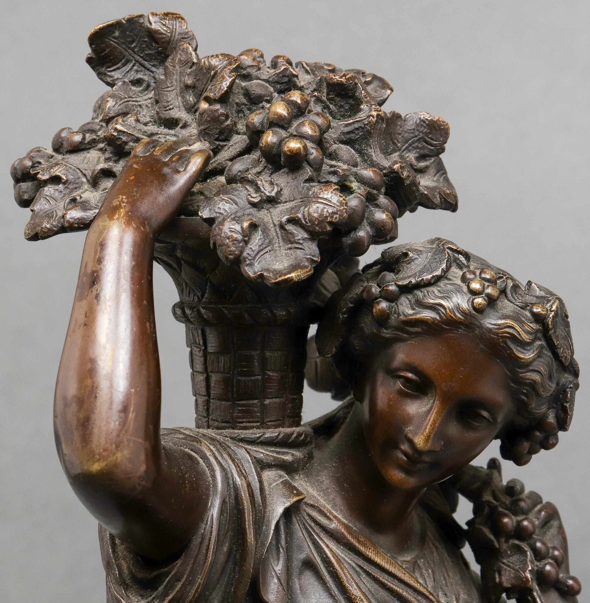 Emile Boyer French Belle Époque Bronze Allegorical Sculpture 1