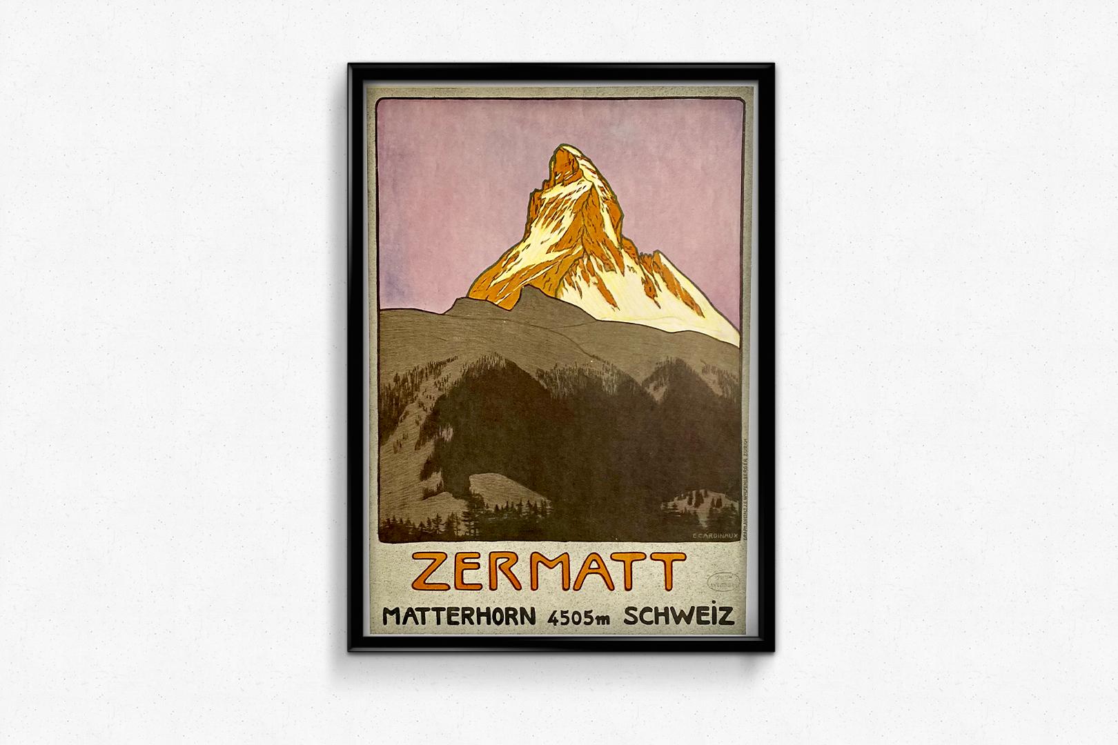 zermatt vintage poster