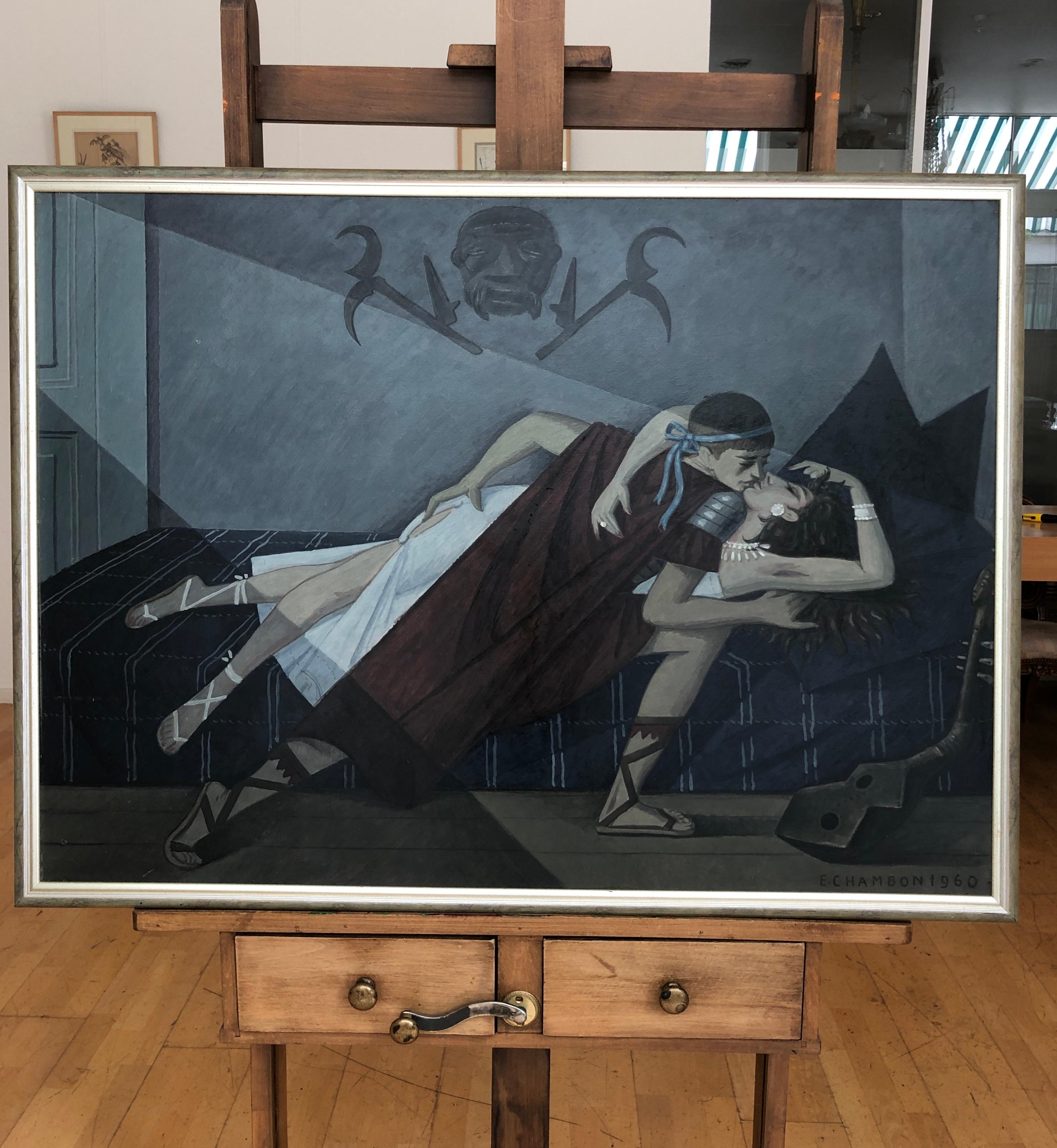 Antoine e Cléopatre - Painting di Emile Chambon
