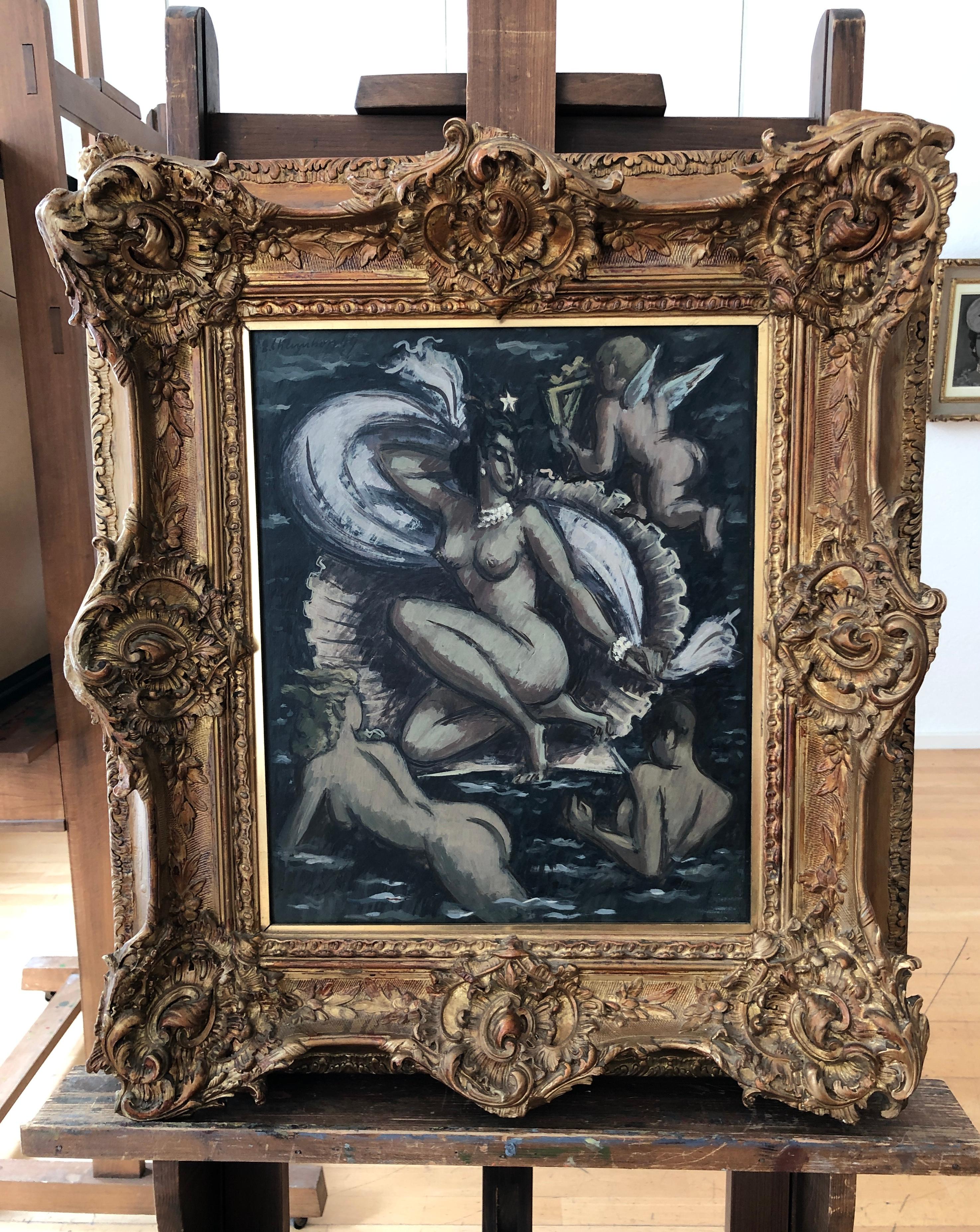Venere marina - Painting di Emile Chambon