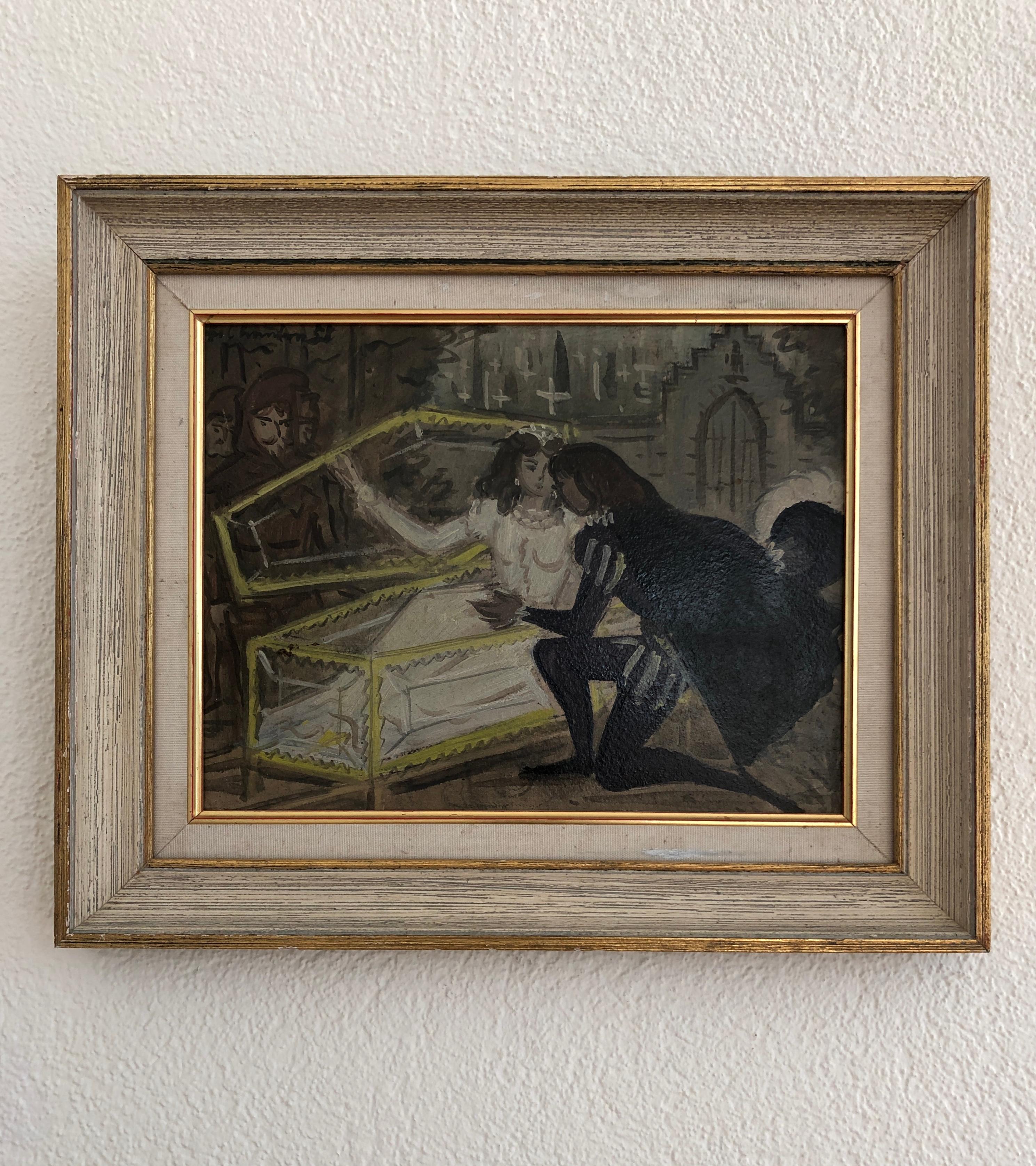 Schneewittchen – Painting von Emile Chambon
