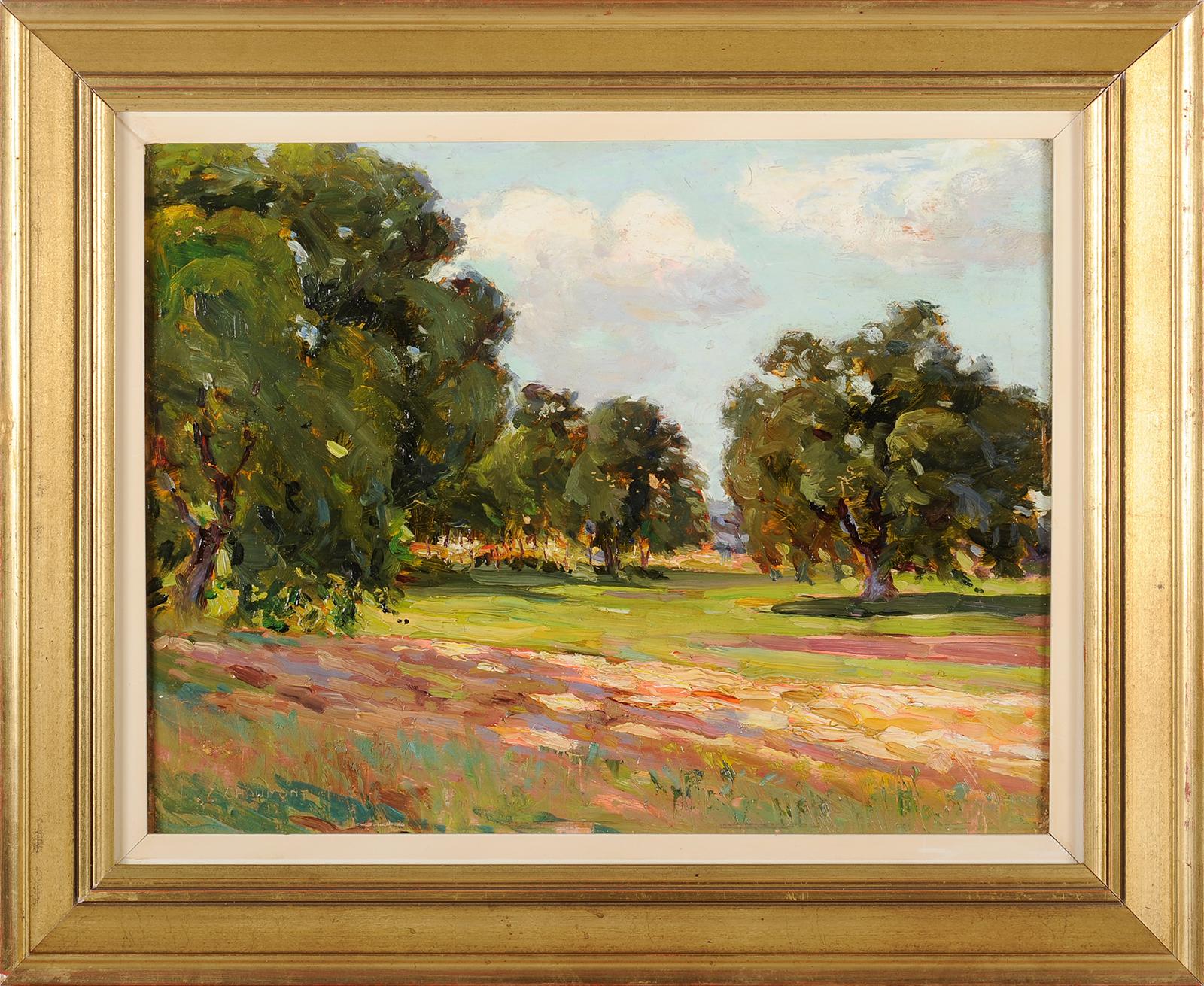 Emile Chaumont (1877-1927) - Paysage d'été dans le Dordogne en vente 1