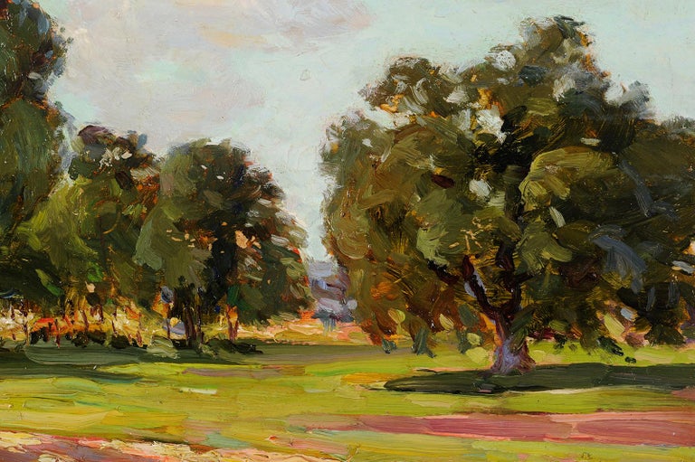 Emile Chaumont (1877-1927) - Summer landscape in Dordogne For Sale 2