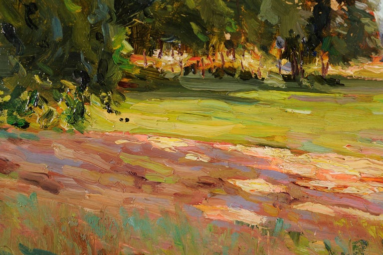 Emile Chaumont (1877-1927) - Summer landscape in Dordogne For Sale 3