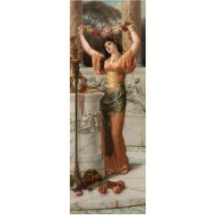 Pittura di una bellezza di Emile Eisman-Semenowsky (russo, 1857-1911)