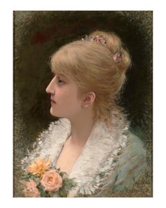 Ritratto di giovane donna di Emile Eisman-Semenowsky
