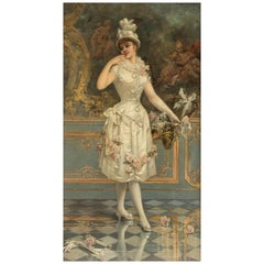 Emile Eisman-Semenowsky "The Rose Beauty, 1893"