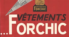 Original Vetements Forchic French fashion vintage poster