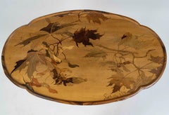 Émile Gallé (1846-1904) An Art Nouveau occasional marquetery table circa 1900