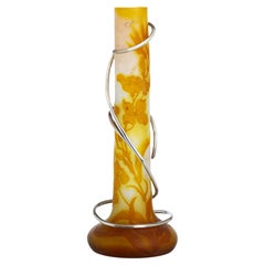 EMILE GALLÉ (1846-1904)  "Jar". French Art Nouveau Signed
