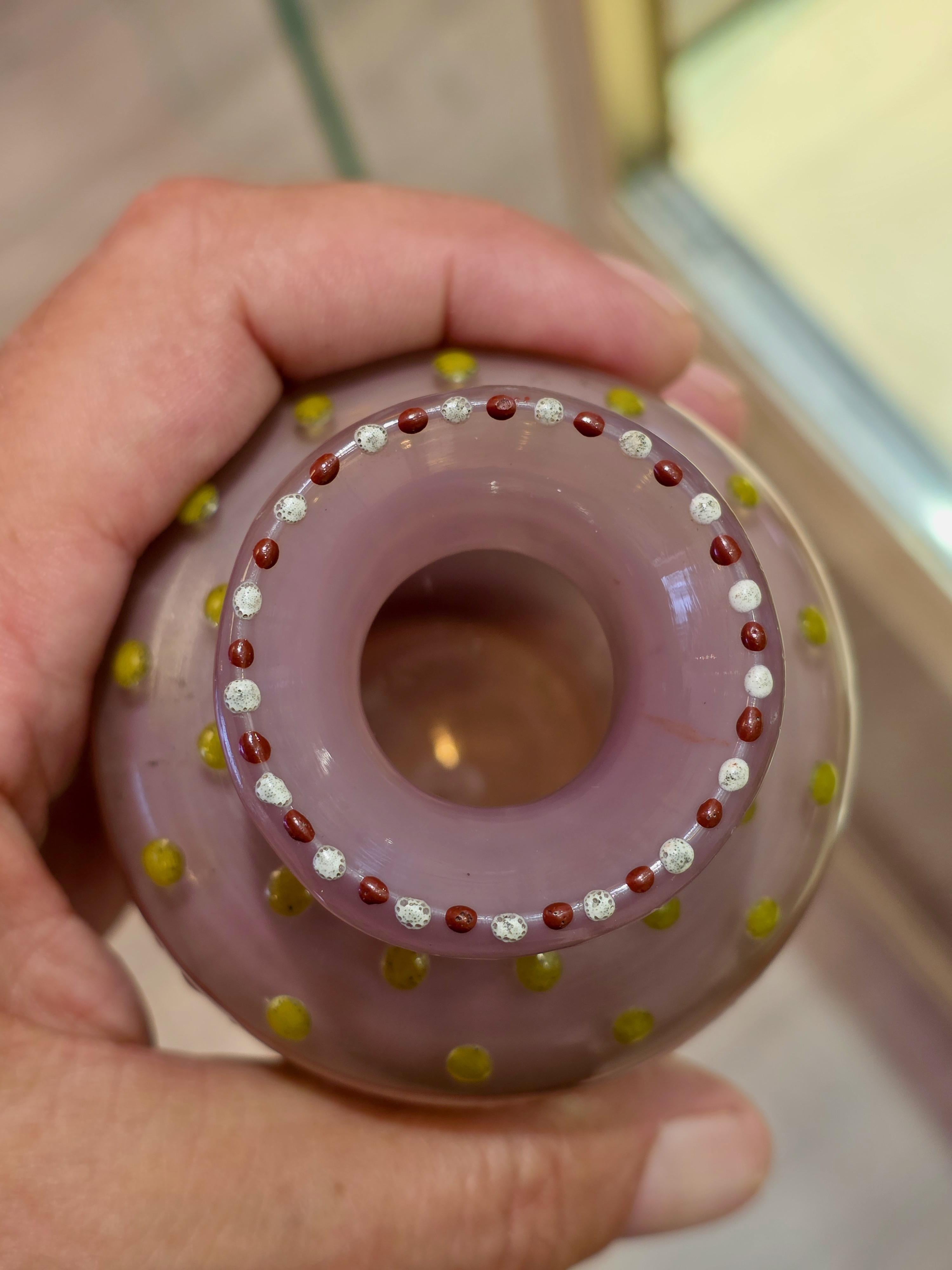 Émile Gallé (1846-1904) , Vaso in vetro Art Nouveau in miniatura, circa 1895 in vendita 6