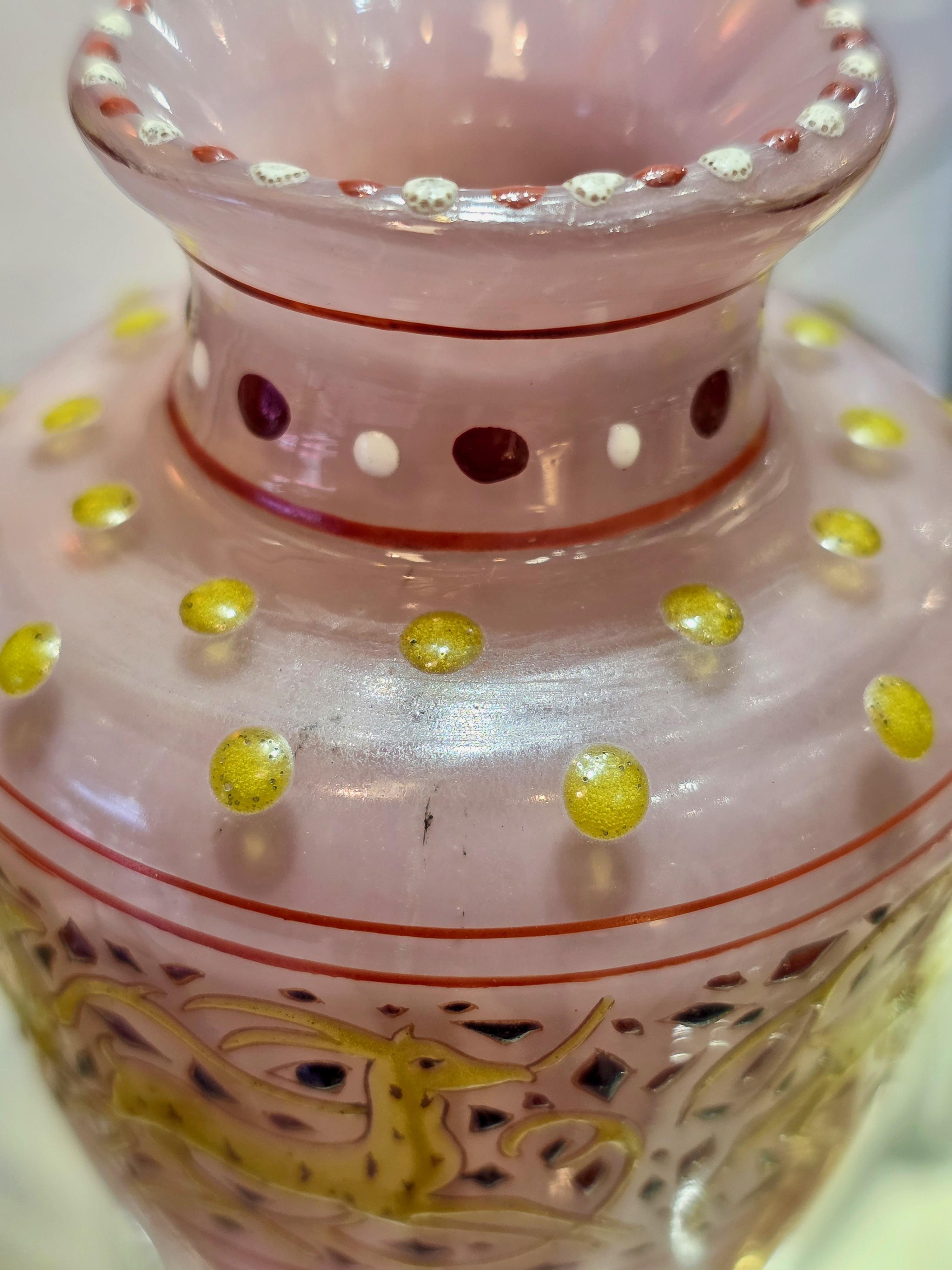 Émile Gallé (1846-1904) , Vaso in vetro Art Nouveau in miniatura, circa 1895 in vendita 8