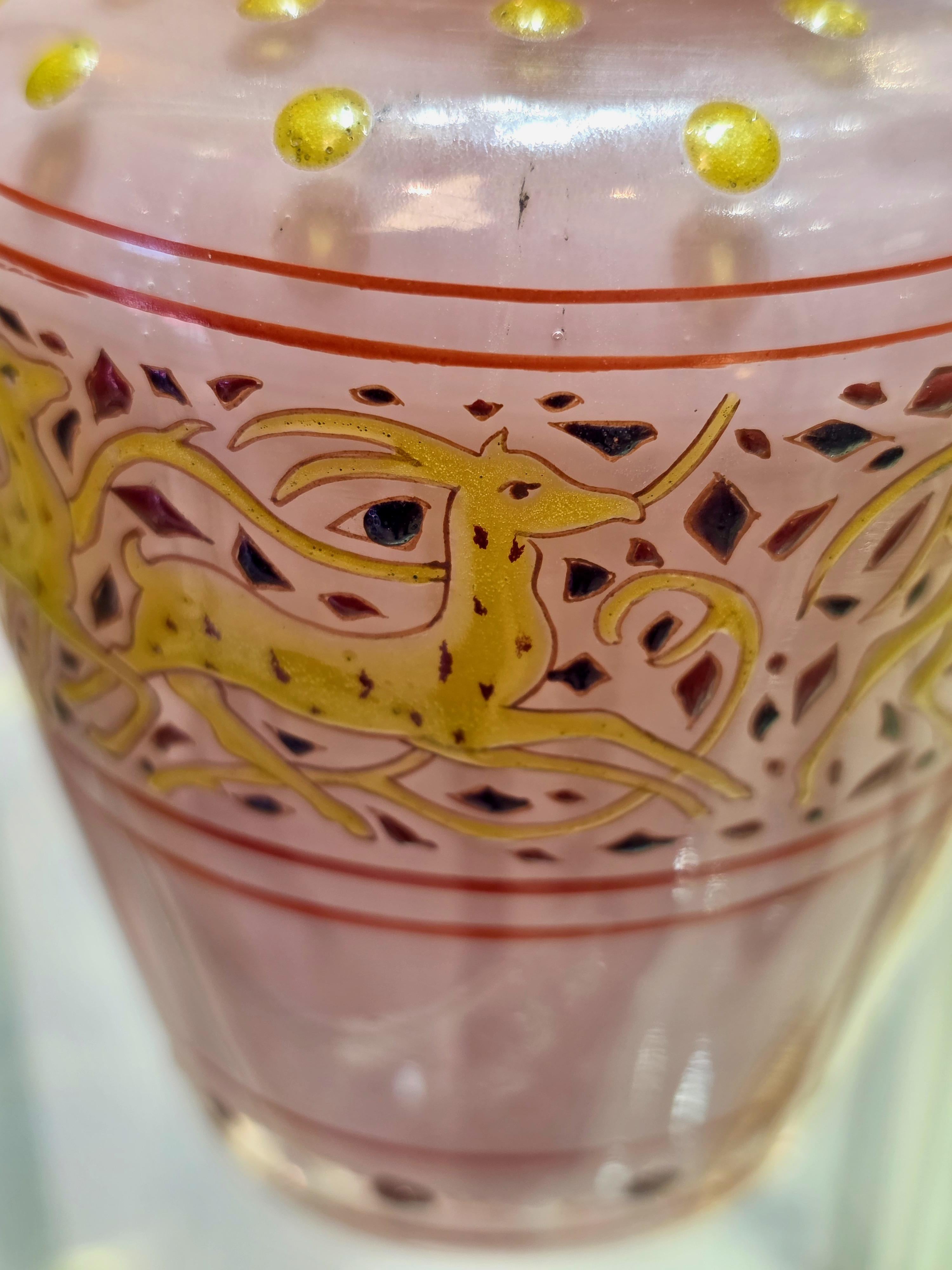 Émile Gallé (1846-1904) , Vaso in vetro Art Nouveau in miniatura, circa 1895 in vendita 9