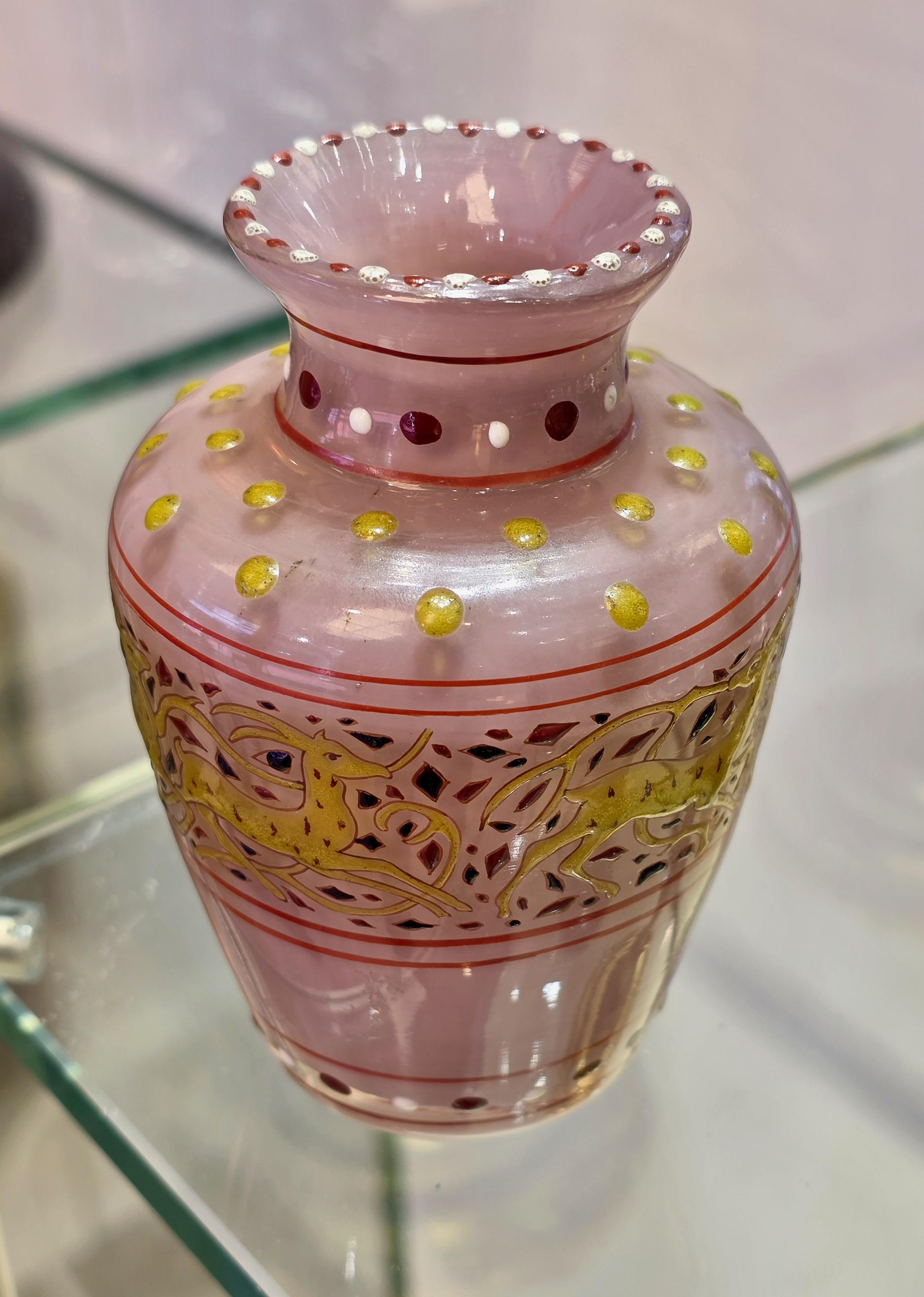 Émile Gallé (1846-1904) , Vaso in vetro Art Nouveau in miniatura, circa 1895 in vendita 1
