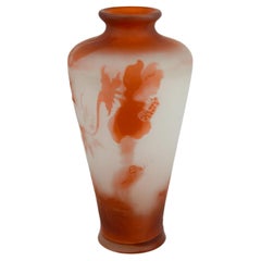 Emile Galle (1846-1904) Nnancy Vase Balaustre