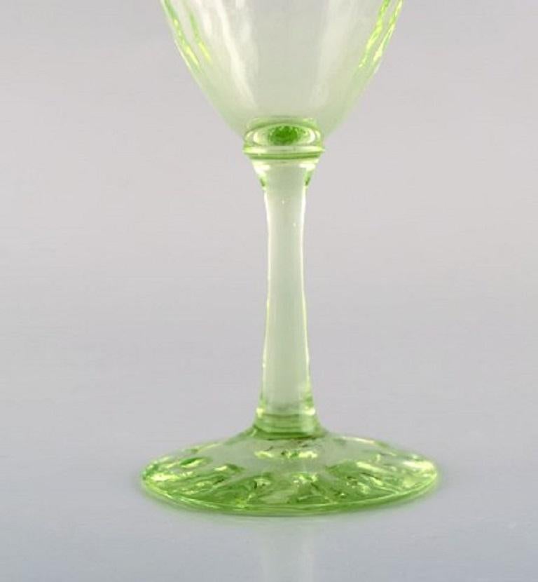 Emile Gallé, Six Early and Rare Wine Glasses and Carafe in Art Glass In Good Condition For Sale In Copenhagen, DK