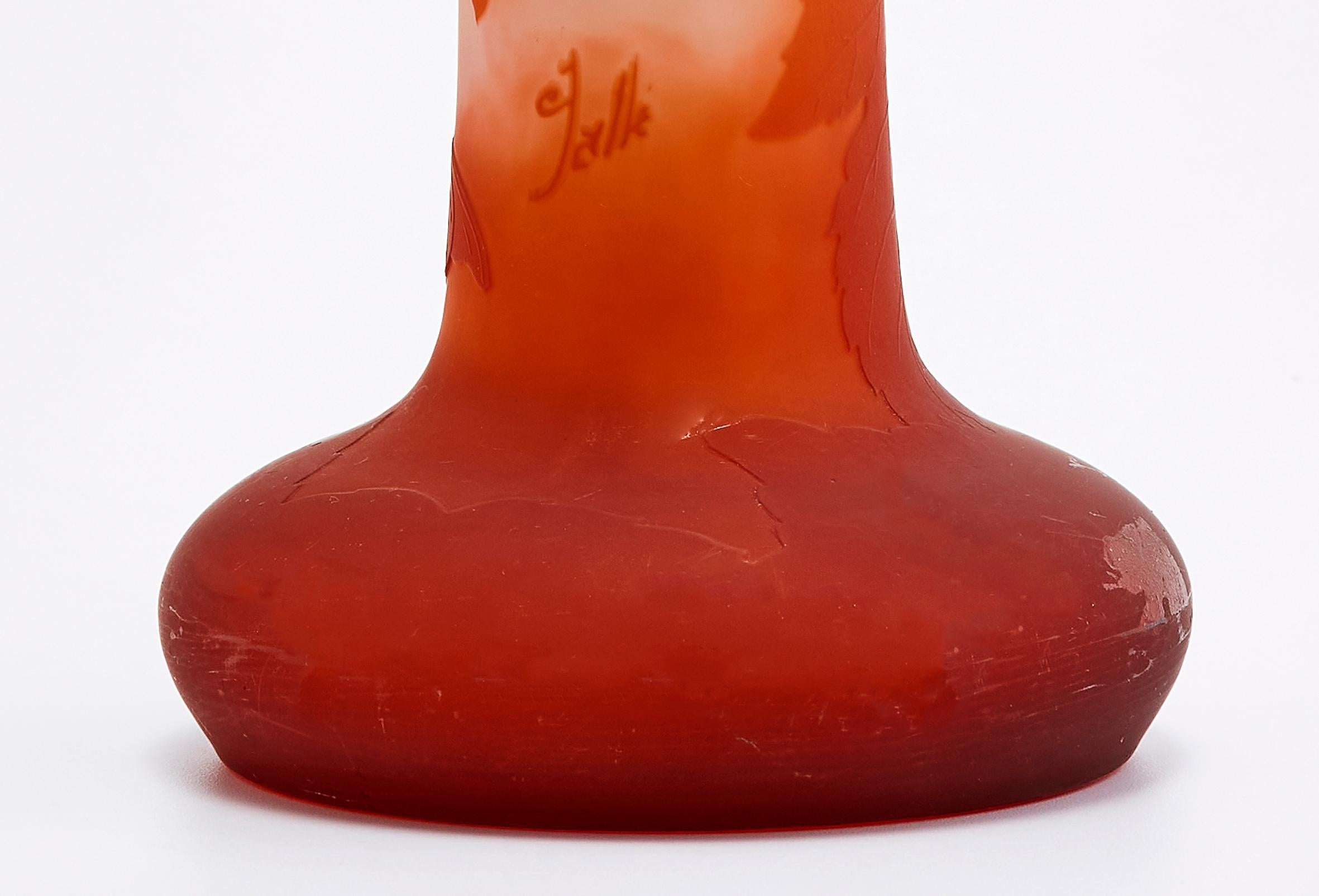 Art déco-Vase von Emile Galle für Damen oder Herren im Angebot