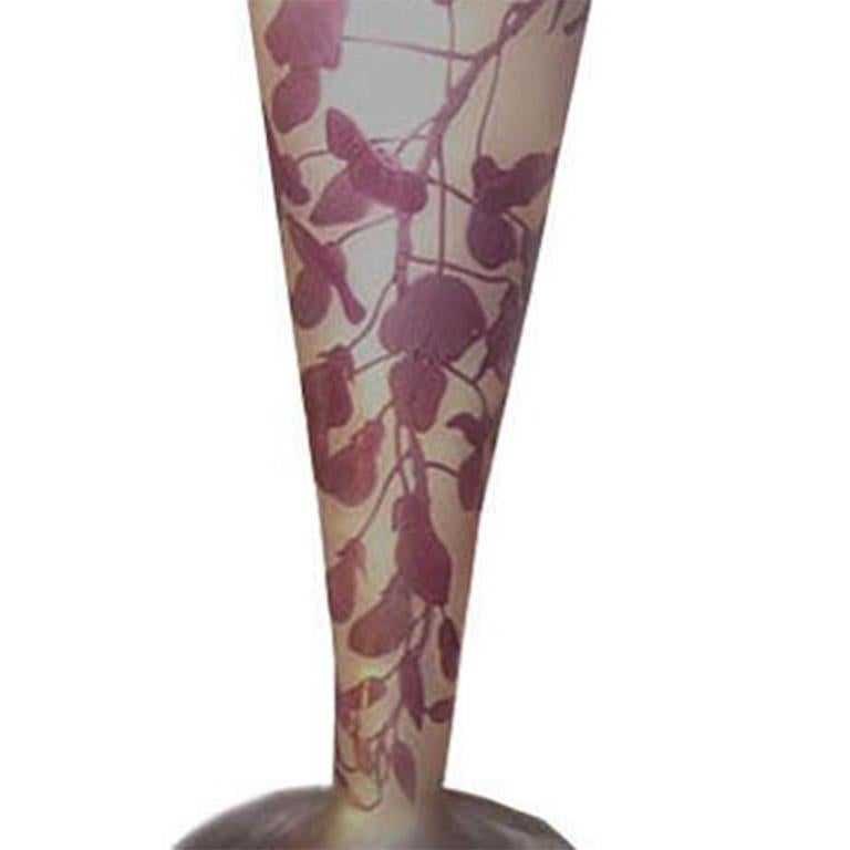 20th Century Emile Galle Art Deco Vase For Sale