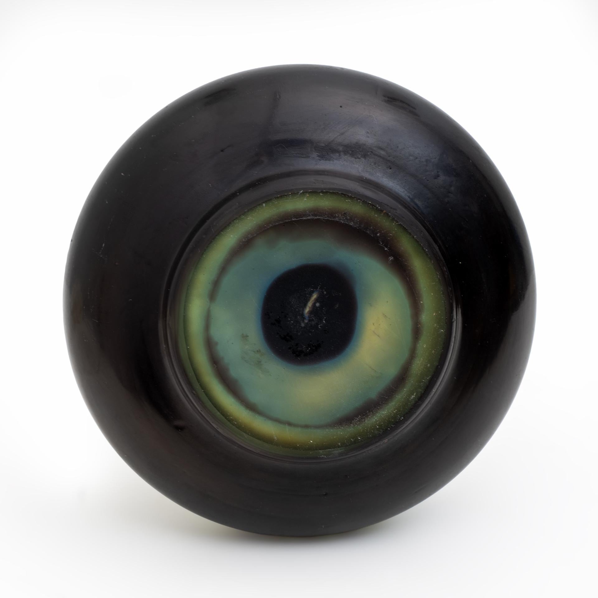 Émile Gallé Art Nouveau Floral Decoration Cameo Bulb Glass Vase, France 1900 For Sale 5