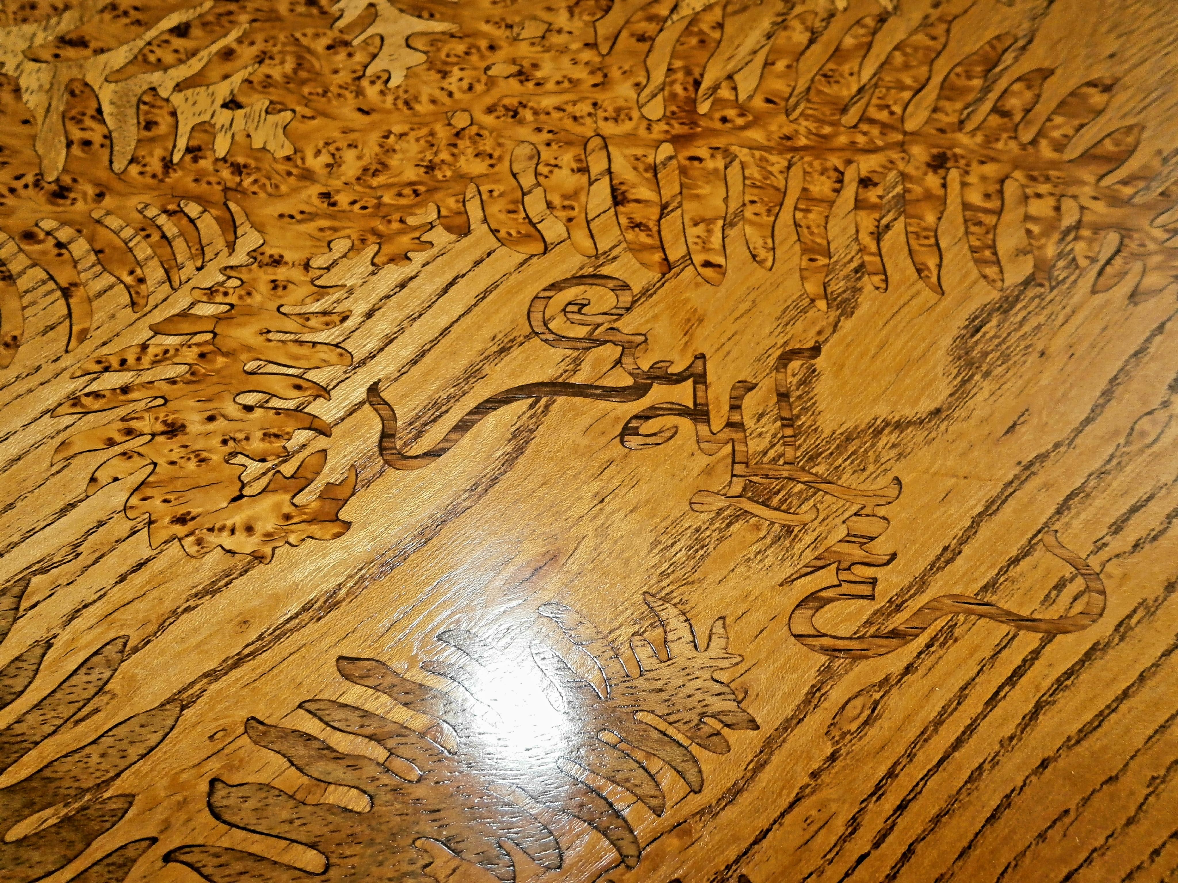 Inlay Emile Gallé Art Nouveau Gueridon Coffee Center Table, France, 1900