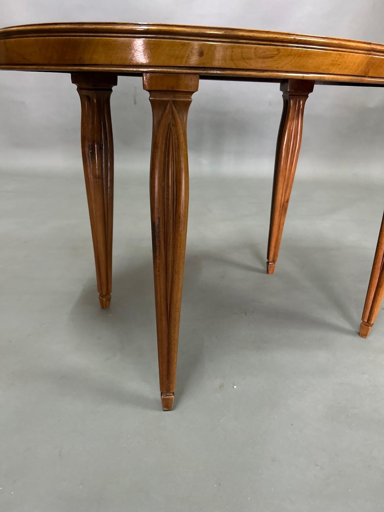 French Emile Gallè Art Nouveau Marquetry Side table For Sale