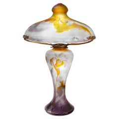 Émile Gallé “Bats and Iris” Table Lamp