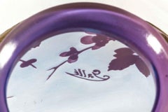 Emile Gallé Cameo Glass Apple Blossom Vase