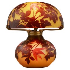 Émile Gallé Cameo Glass Lamp