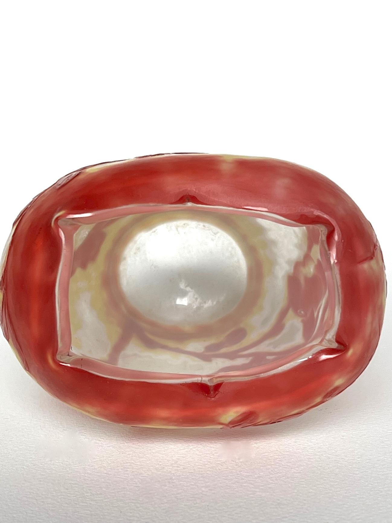 Émile Gallé  - Exquisite Art Nouveau  'Magnolia' Cameo Glass Vase 3