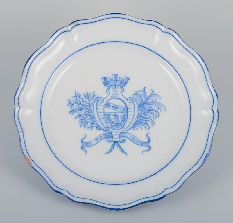 Emile Gallé para St. Clement, Nancy. Gran fuente de servir y tres platos. en venta 1