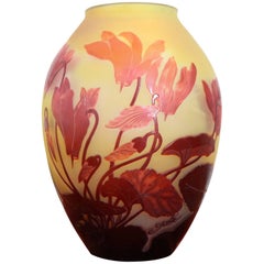 Emile Gallé French Art Nouveau Vase