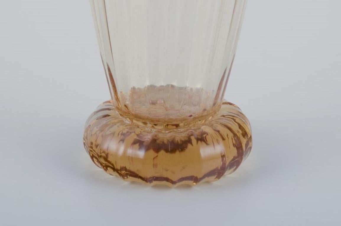Emile Gallé, French artist and designer. Two small crystal glasses, 1870s/80s For Sale 1