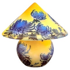 Lampe « Champignon » « Chrysanthèmes Tokyo » d'Emile Gallé