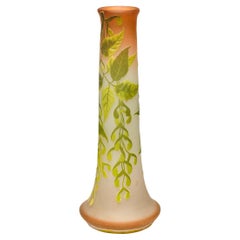 Emile Galle Vaso di vetro con cammeo grande