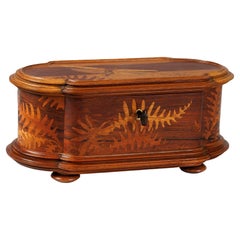 Émile Gallé Marquetry "Mayfly and Ferns" Coffret