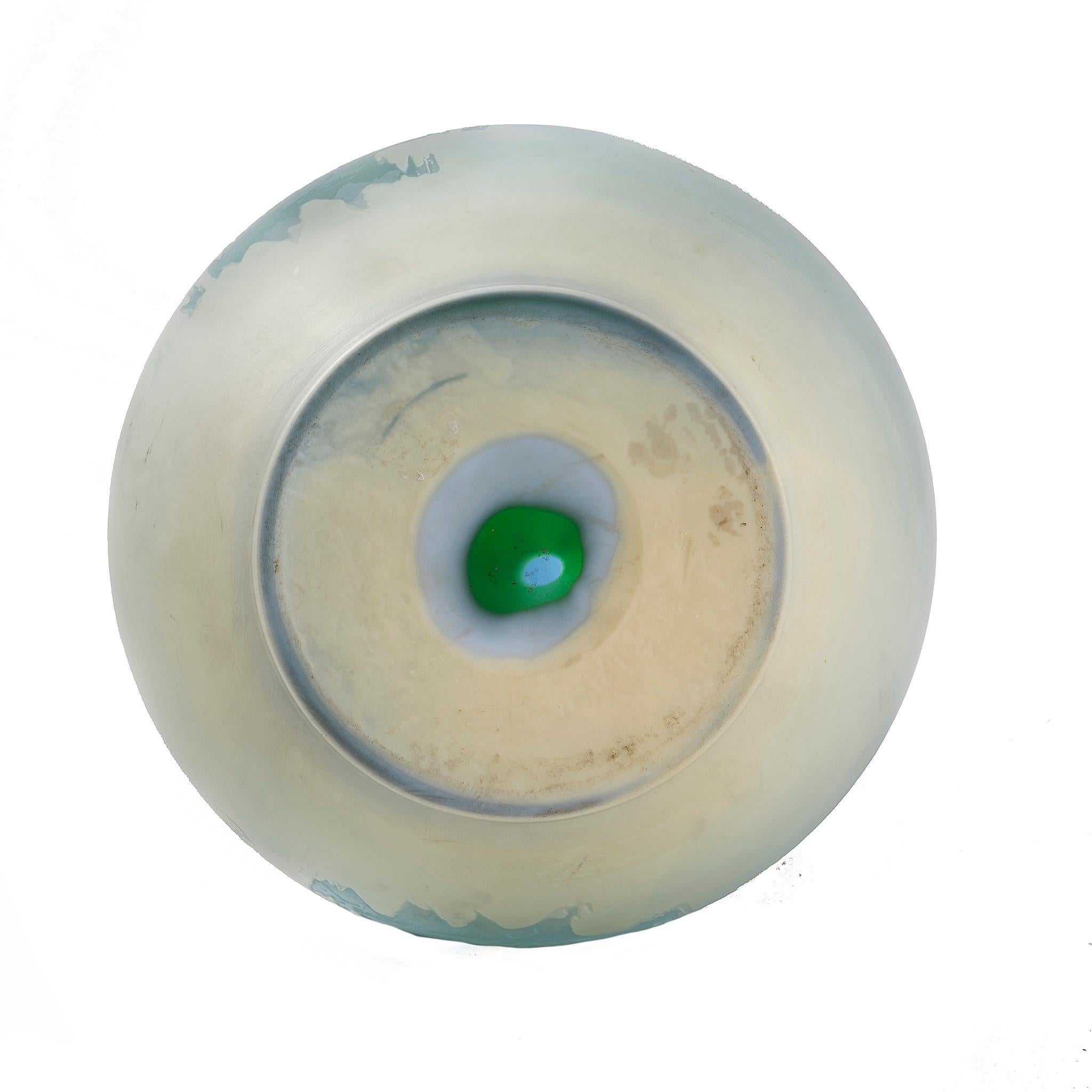 20th Century Émile Gallé “Ours Polaires” Cameo Glass Vase For Sale