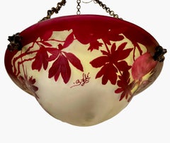 Émile GALLÉ - Pomegranate Chandelier