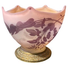 Emile Gallé - Purple Vase or Cup