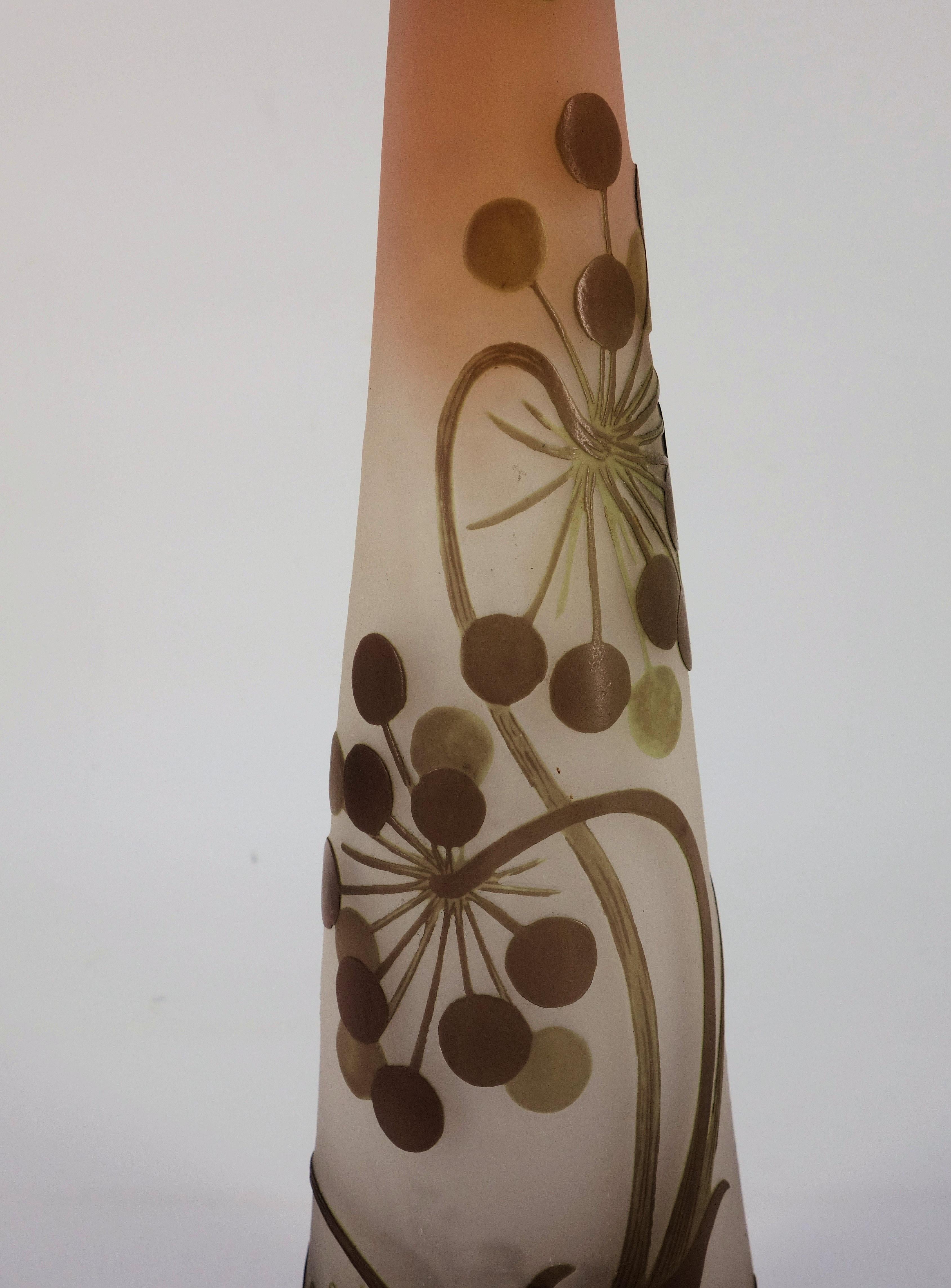 galle cameo glass vase