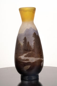Emile Gallé, Vosged Landscape vase