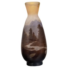 Emile Gallé, Vosged Landscape vase