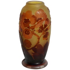 Emile Galle Window Pane Cameo Art Nouveau Vase